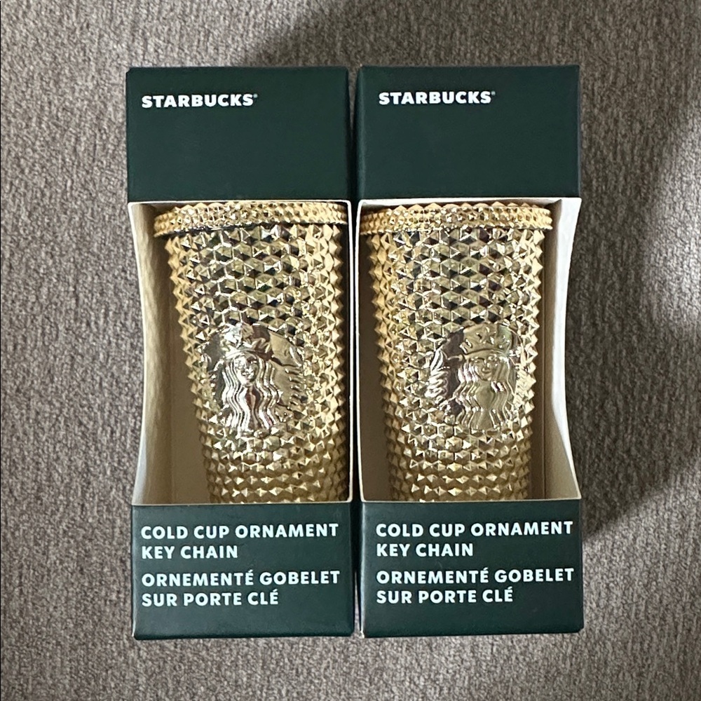 STARBUCKS COLD CUP ORNAMENT KEYCHAIN
